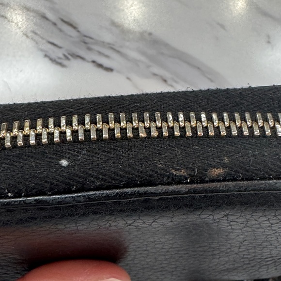 Gucci Black Leather Wallet with Logo - Picture 9 of 15